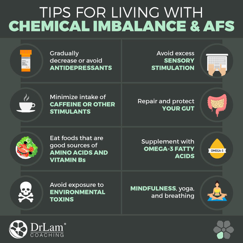 Check out this easy to understand infographic about the tips for Living with Chemical Imbalance