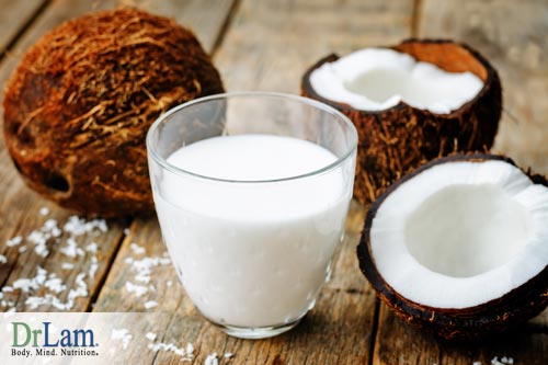 Good saturated fats can be found in coconut milk